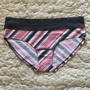 Victoria’s Secret striped low-rise hipster panty